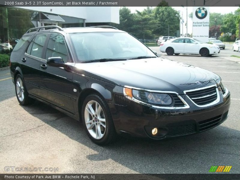 Jet Black Metallic / Parchment 2008 Saab 9-5 2.3T SportCombi