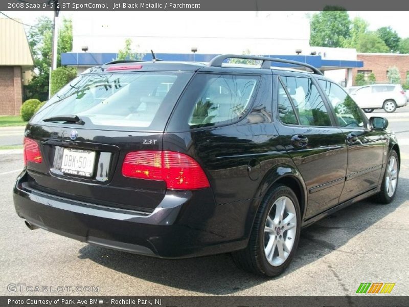Jet Black Metallic / Parchment 2008 Saab 9-5 2.3T SportCombi
