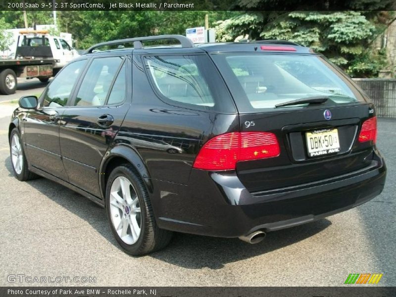 Jet Black Metallic / Parchment 2008 Saab 9-5 2.3T SportCombi
