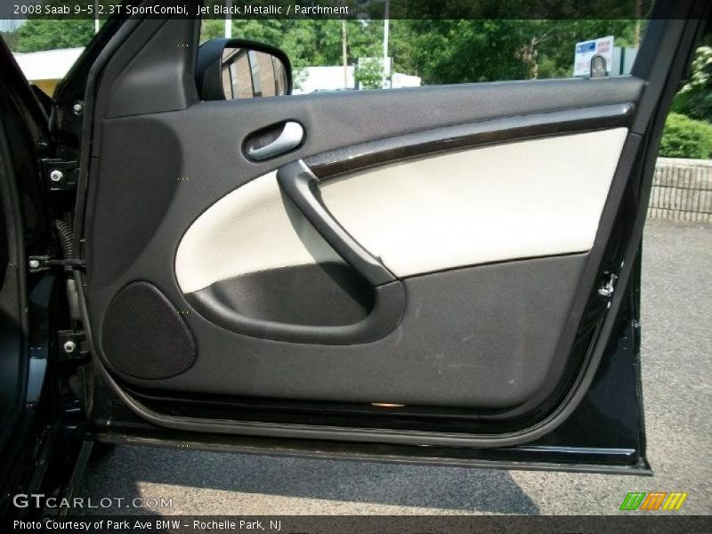 Jet Black Metallic / Parchment 2008 Saab 9-5 2.3T SportCombi