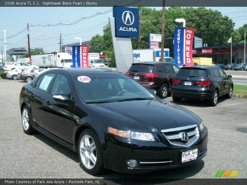 Nighthawk Black Pearl / Ebony 2008 Acura TL 3.2