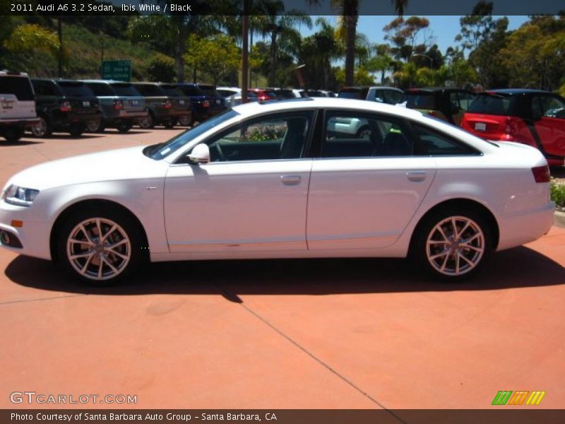 Ibis White / Black 2011 Audi A6 3.2 Sedan