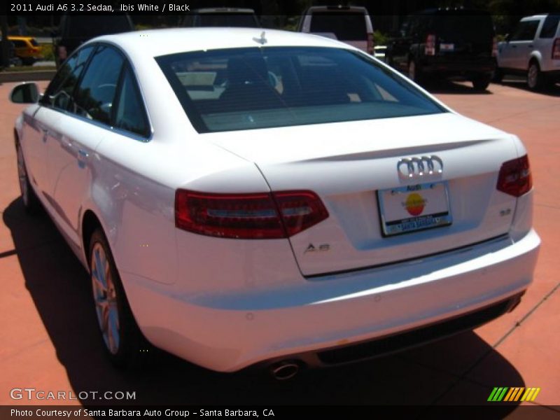 Ibis White / Black 2011 Audi A6 3.2 Sedan