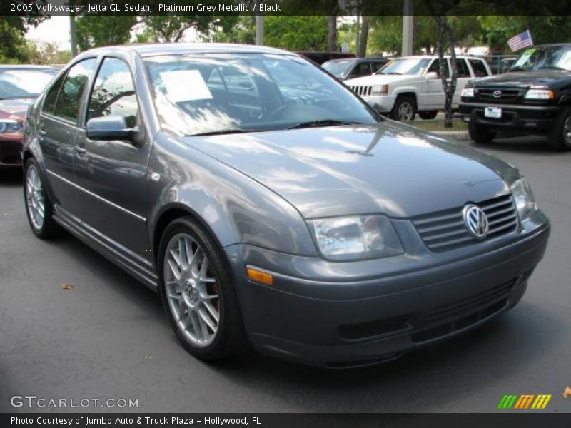 Platinum Grey Metallic / Black 2005 Volkswagen Jetta GLI Sedan