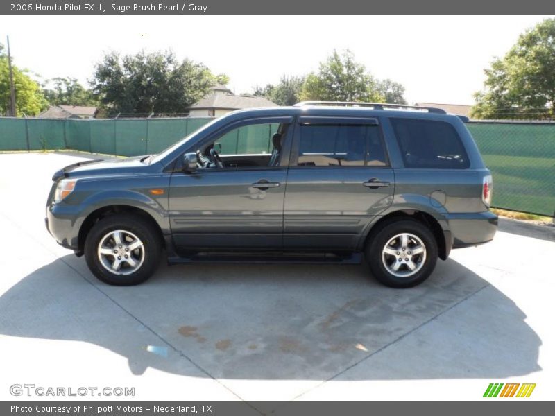 Sage Brush Pearl / Gray 2006 Honda Pilot EX-L