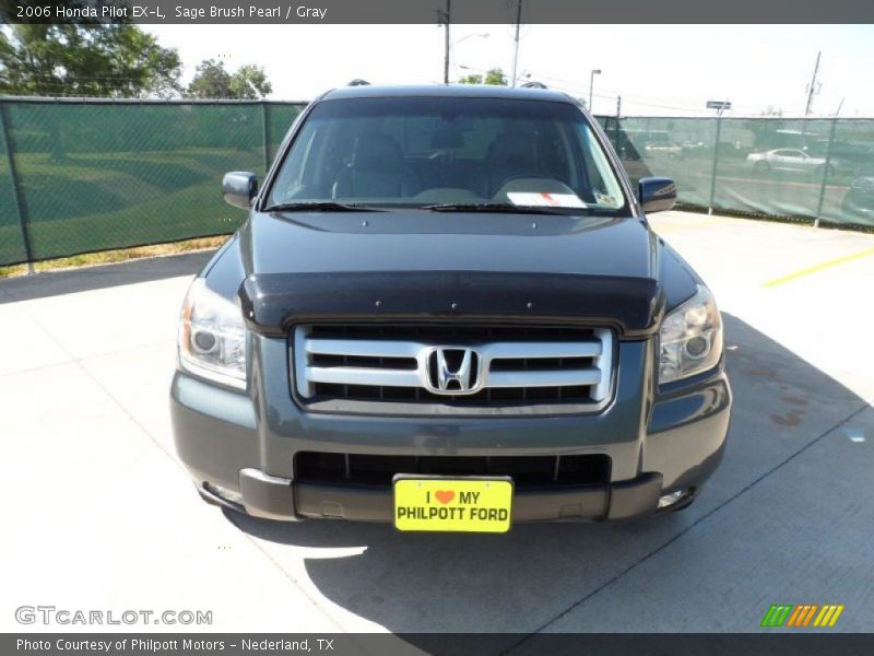 Sage Brush Pearl / Gray 2006 Honda Pilot EX-L