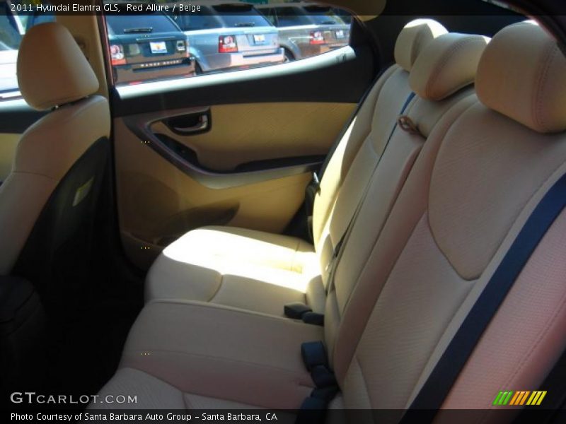 Red Allure / Beige 2011 Hyundai Elantra GLS