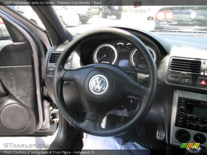 Platinum Grey Metallic / Black 2005 Volkswagen Jetta GLI Sedan