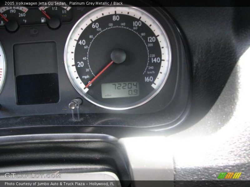 Platinum Grey Metallic / Black 2005 Volkswagen Jetta GLI Sedan