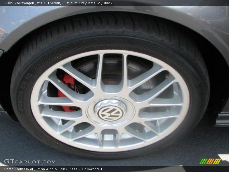 Platinum Grey Metallic / Black 2005 Volkswagen Jetta GLI Sedan