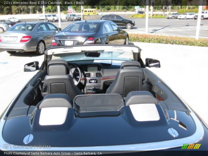 Black / Black 2011 Mercedes-Benz E 350 Cabriolet