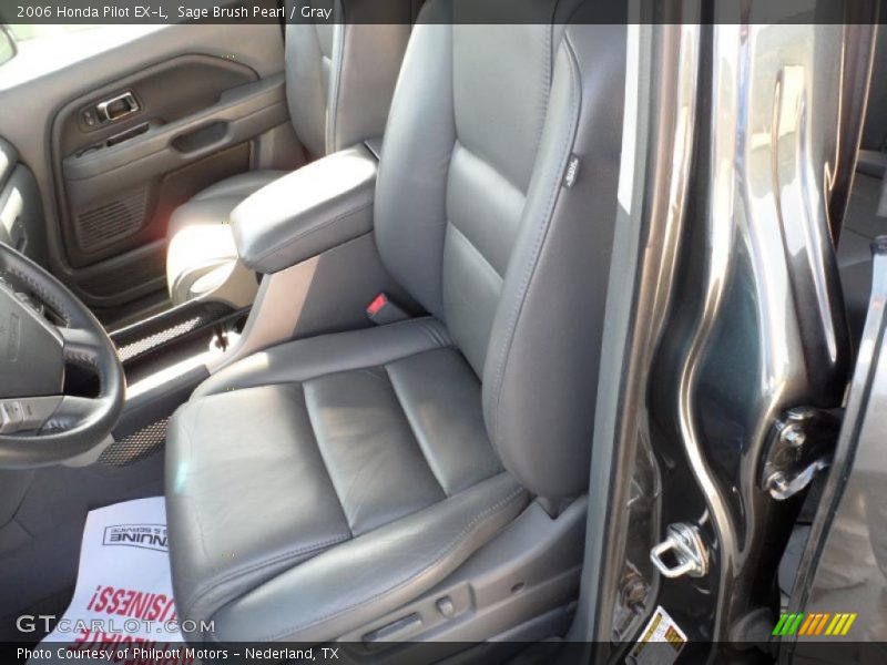 Sage Brush Pearl / Gray 2006 Honda Pilot EX-L