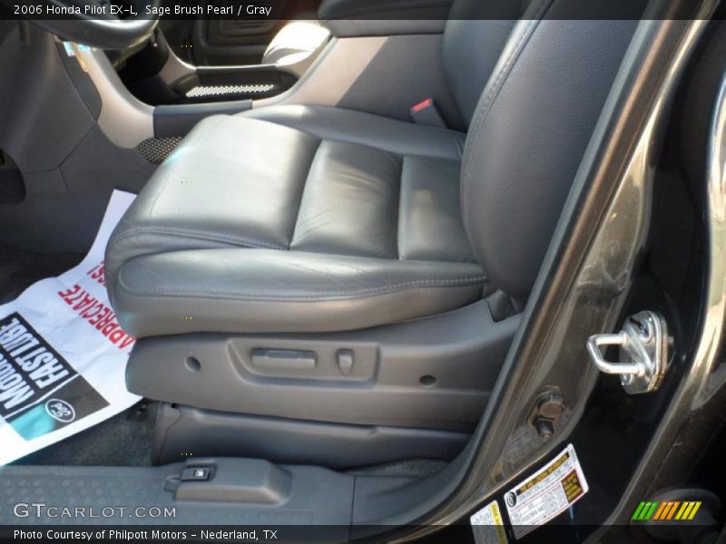 Sage Brush Pearl / Gray 2006 Honda Pilot EX-L
