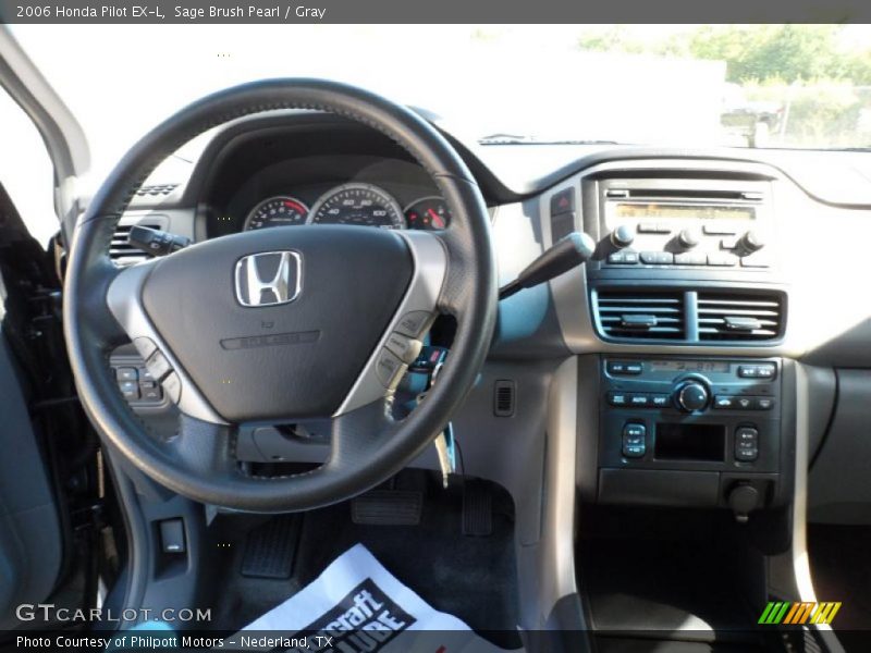 Sage Brush Pearl / Gray 2006 Honda Pilot EX-L