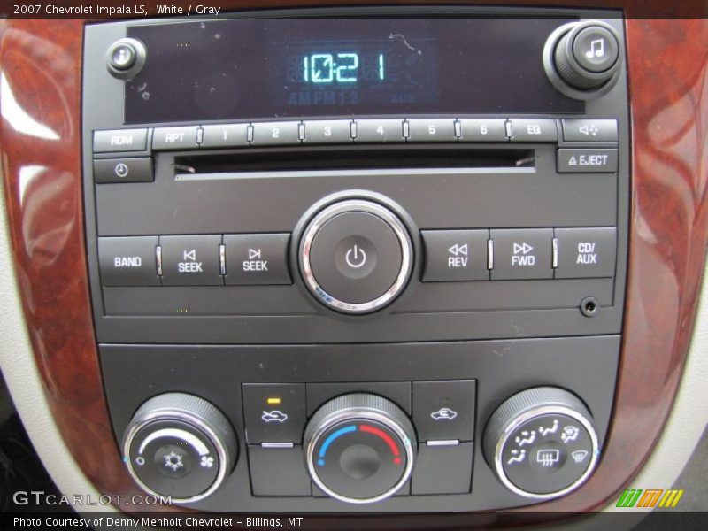 White / Gray 2007 Chevrolet Impala LS