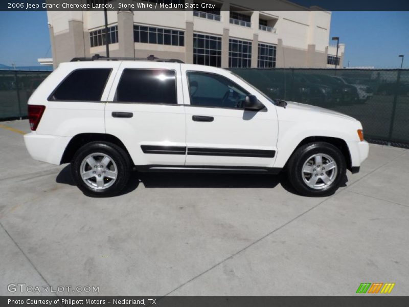 Stone White / Medium Slate Gray 2006 Jeep Grand Cherokee Laredo