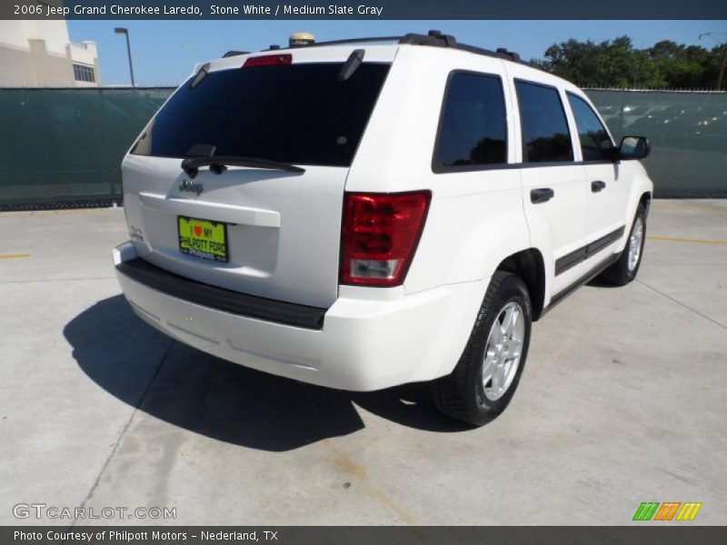 Stone White / Medium Slate Gray 2006 Jeep Grand Cherokee Laredo