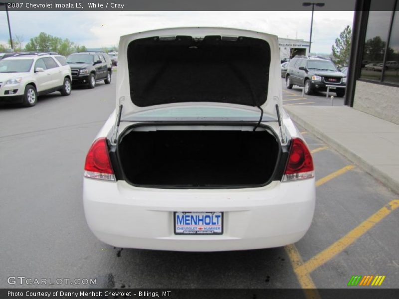 White / Gray 2007 Chevrolet Impala LS