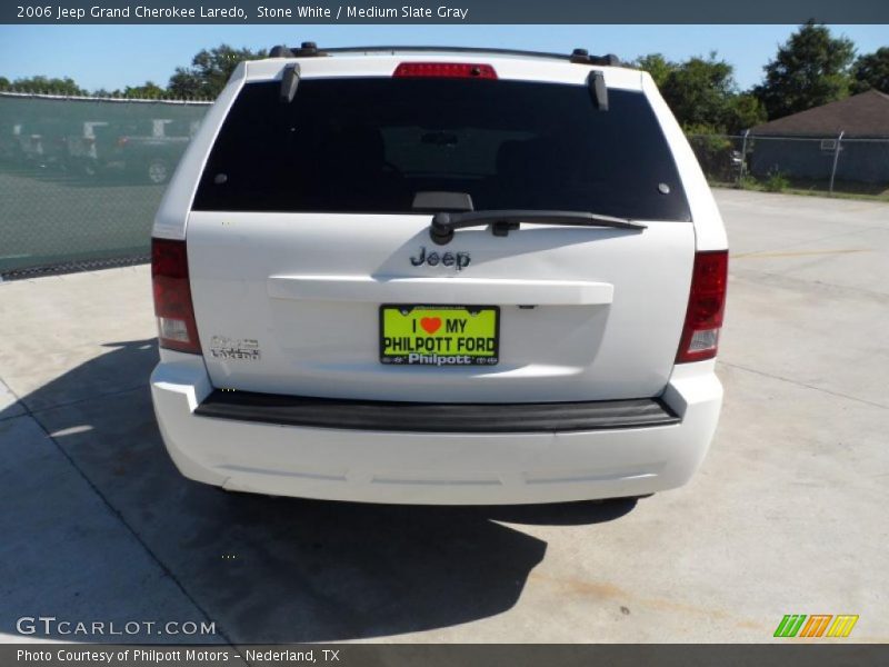Stone White / Medium Slate Gray 2006 Jeep Grand Cherokee Laredo