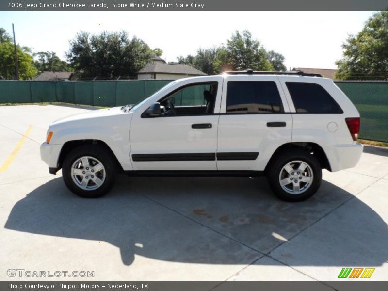 Stone White / Medium Slate Gray 2006 Jeep Grand Cherokee Laredo