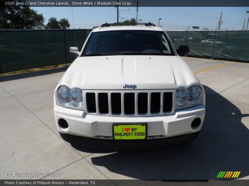 Stone White / Medium Slate Gray 2006 Jeep Grand Cherokee Laredo