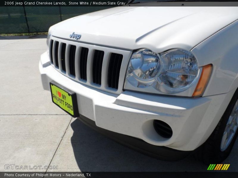 Stone White / Medium Slate Gray 2006 Jeep Grand Cherokee Laredo