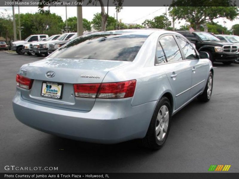Silver Blue / Gray 2008 Hyundai Sonata GLS