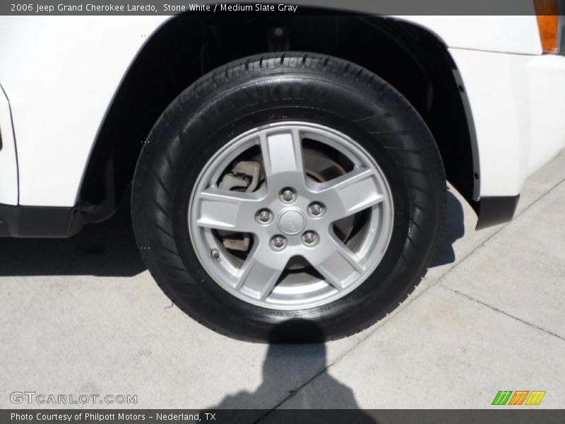 Stone White / Medium Slate Gray 2006 Jeep Grand Cherokee Laredo
