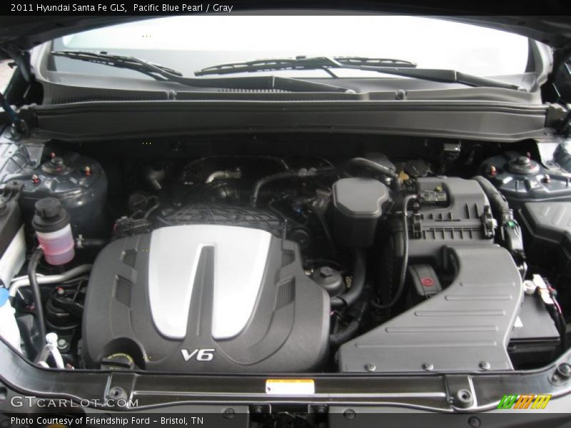  2011 Santa Fe GLS Engine - 3.5 Liter DOHC 24-Valve VVT V6