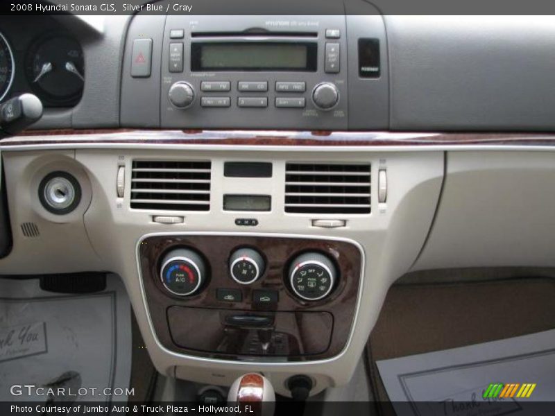 Silver Blue / Gray 2008 Hyundai Sonata GLS