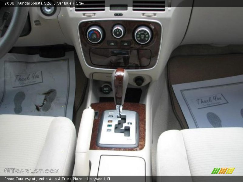 Silver Blue / Gray 2008 Hyundai Sonata GLS