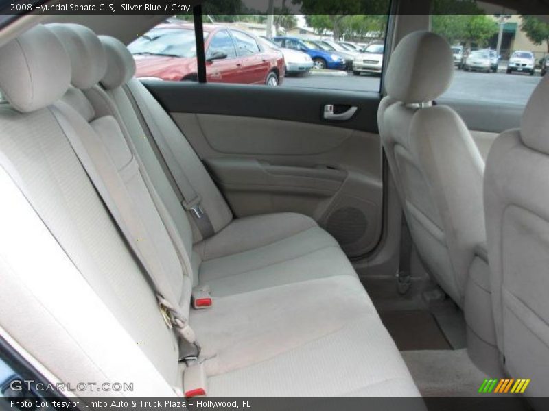 Silver Blue / Gray 2008 Hyundai Sonata GLS