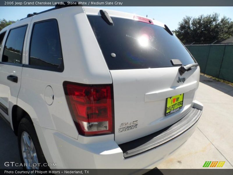 Stone White / Medium Slate Gray 2006 Jeep Grand Cherokee Laredo
