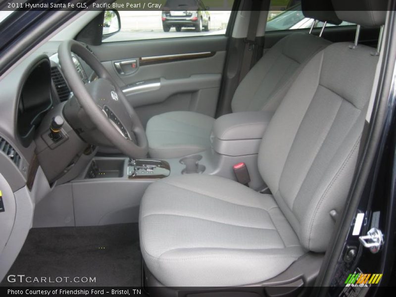  2011 Santa Fe GLS Gray Interior