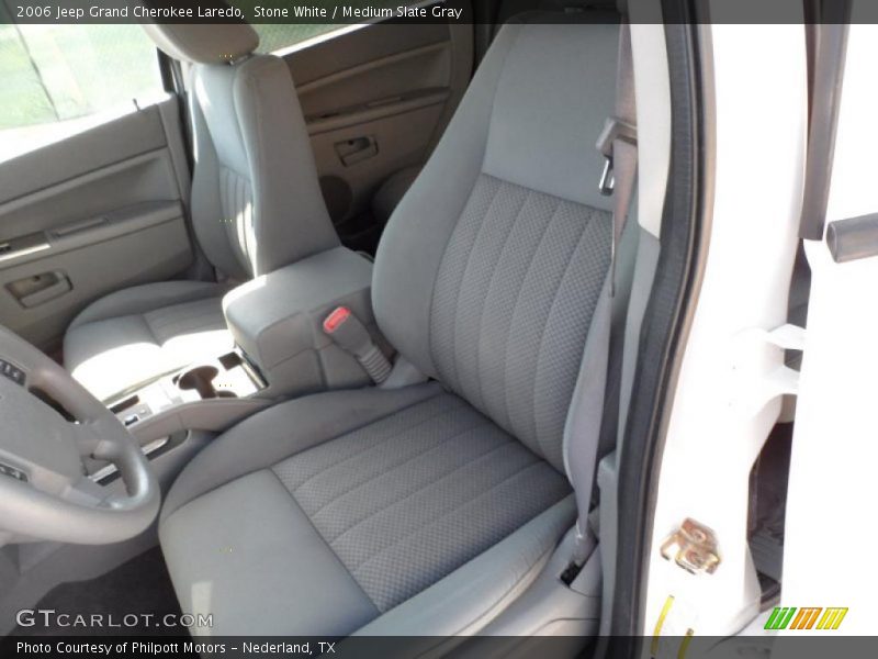 Stone White / Medium Slate Gray 2006 Jeep Grand Cherokee Laredo