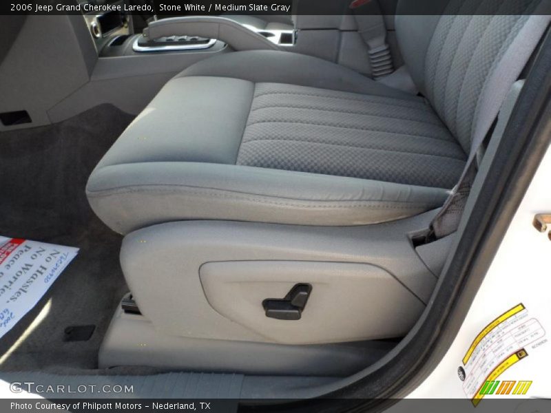 Stone White / Medium Slate Gray 2006 Jeep Grand Cherokee Laredo