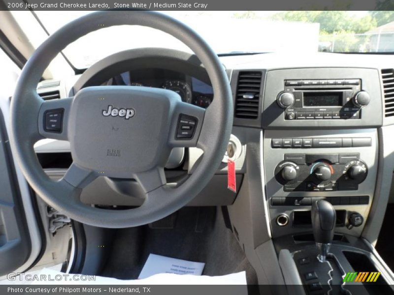 Stone White / Medium Slate Gray 2006 Jeep Grand Cherokee Laredo