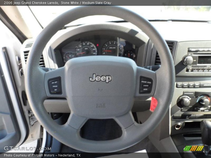 Stone White / Medium Slate Gray 2006 Jeep Grand Cherokee Laredo