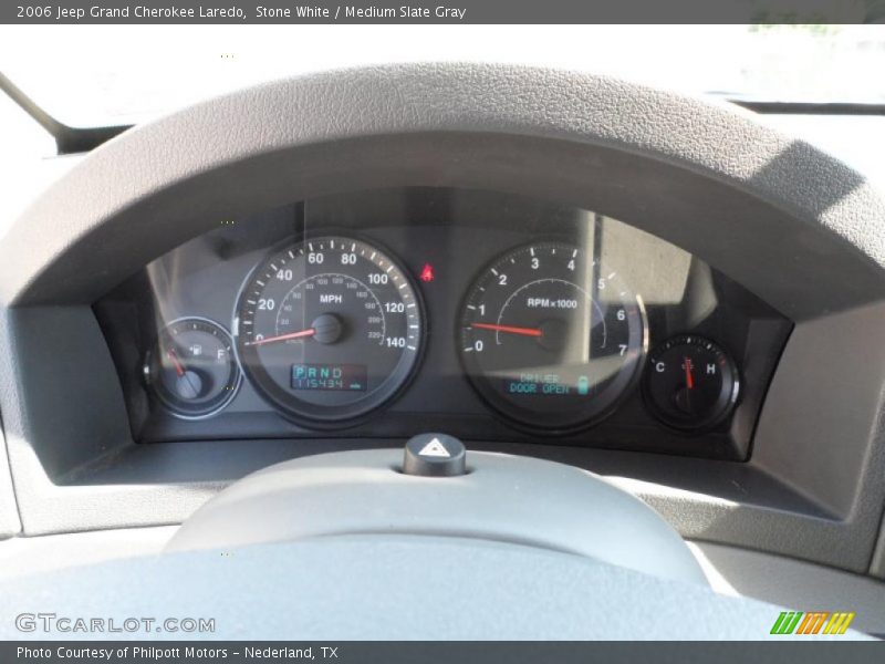 Stone White / Medium Slate Gray 2006 Jeep Grand Cherokee Laredo