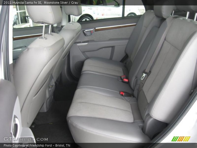  2011 Santa Fe SE Gray Interior