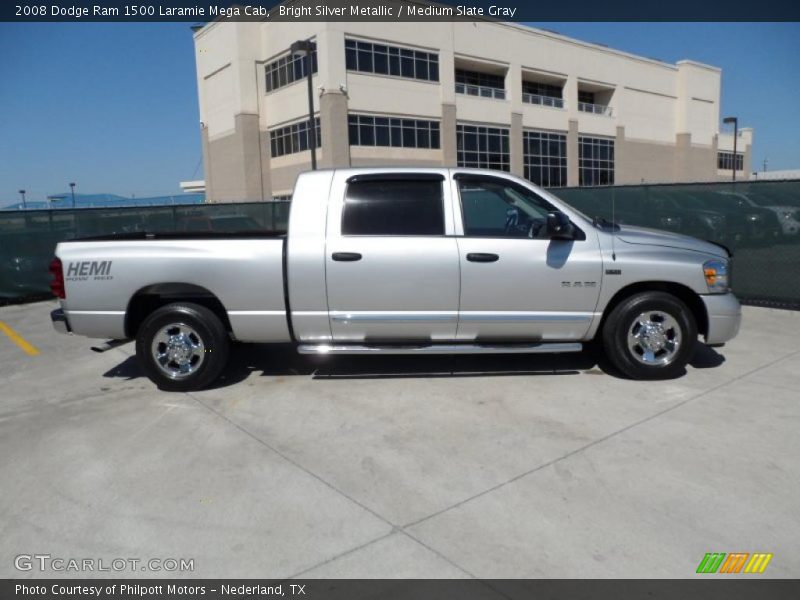  2008 Ram 1500 Laramie Mega Cab Bright Silver Metallic