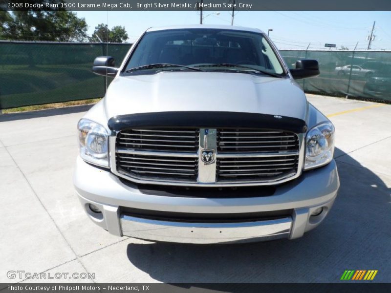 Bright Silver Metallic / Medium Slate Gray 2008 Dodge Ram 1500 Laramie Mega Cab