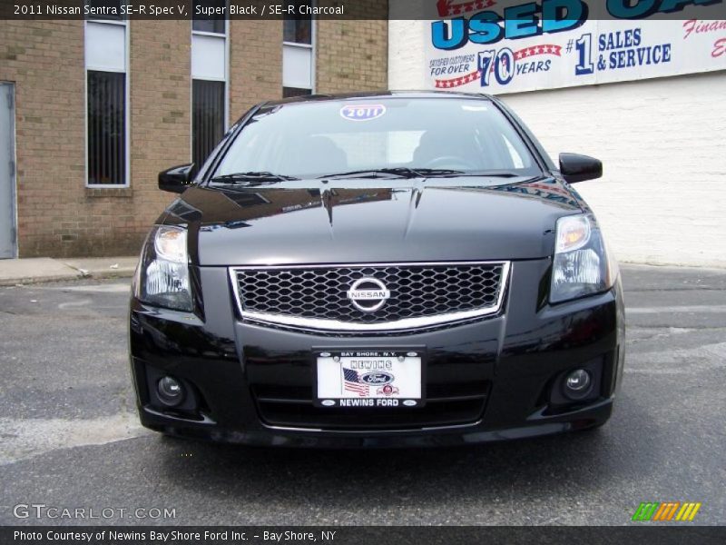 Super Black / SE-R Charcoal 2011 Nissan Sentra SE-R Spec V