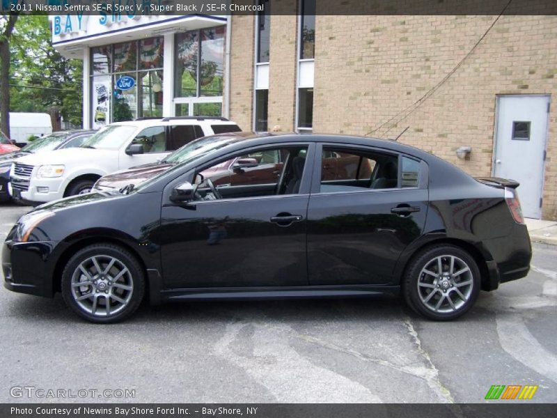 Super Black / SE-R Charcoal 2011 Nissan Sentra SE-R Spec V