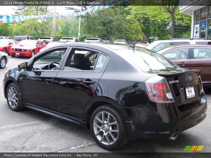 Super Black / SE-R Charcoal 2011 Nissan Sentra SE-R Spec V