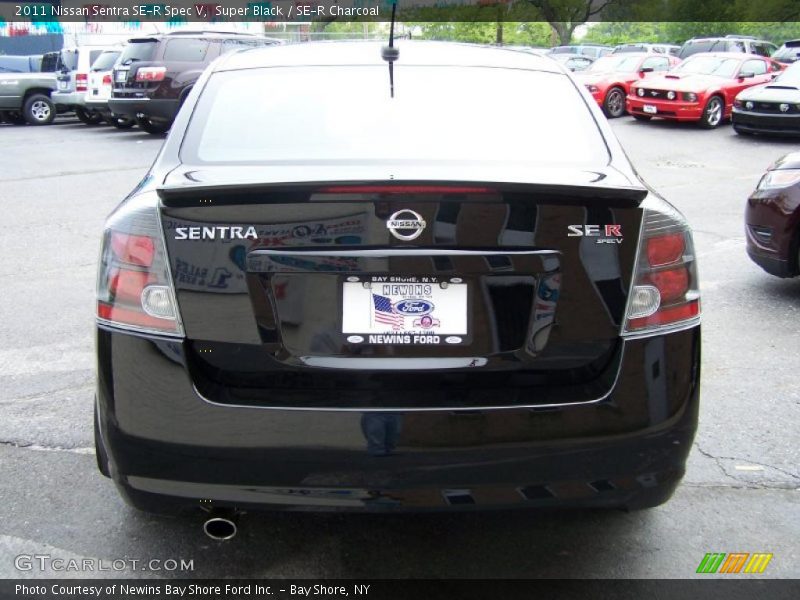 Super Black / SE-R Charcoal 2011 Nissan Sentra SE-R Spec V