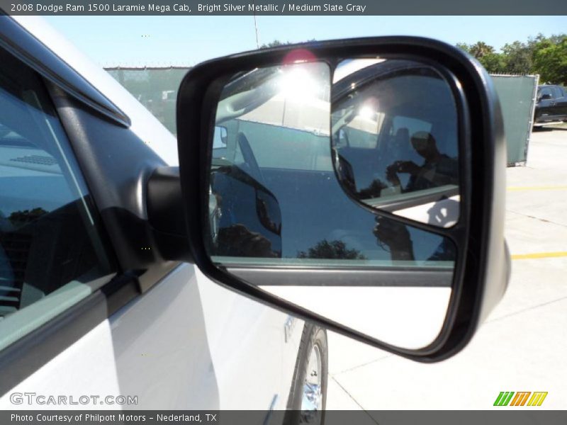 Bright Silver Metallic / Medium Slate Gray 2008 Dodge Ram 1500 Laramie Mega Cab