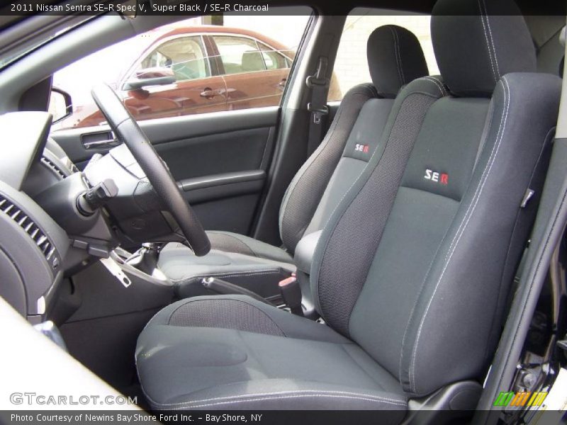 Super Black / SE-R Charcoal 2011 Nissan Sentra SE-R Spec V