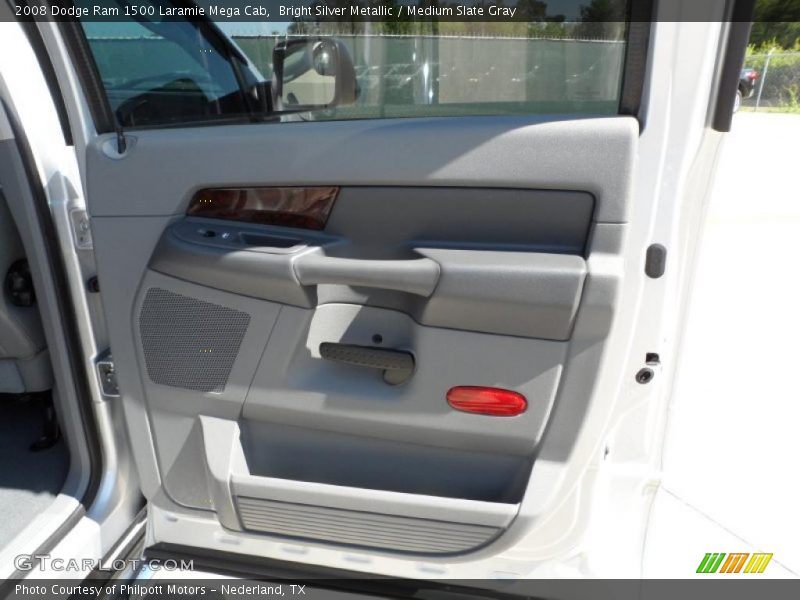 Bright Silver Metallic / Medium Slate Gray 2008 Dodge Ram 1500 Laramie Mega Cab