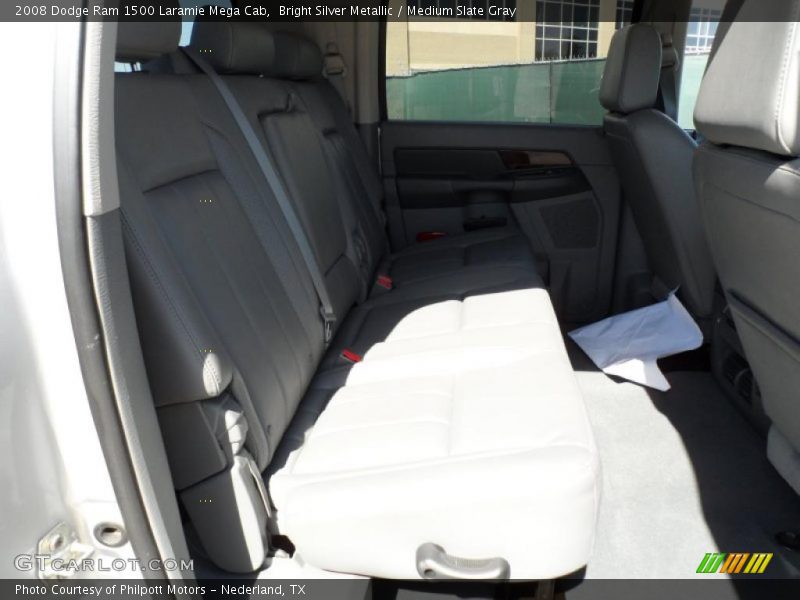 Bright Silver Metallic / Medium Slate Gray 2008 Dodge Ram 1500 Laramie Mega Cab